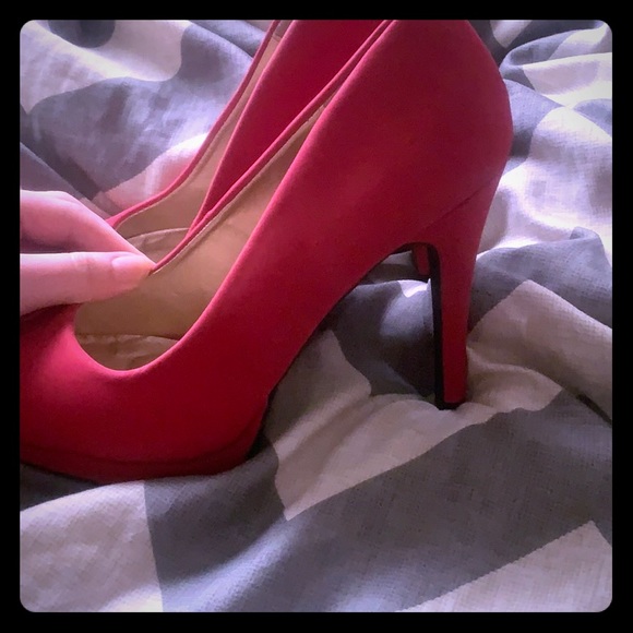 Charlotte Russe Shoes - Charlotte Russe red heels! NEVER WORN OUT.